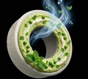 Velouté glacé petits pois & menthe